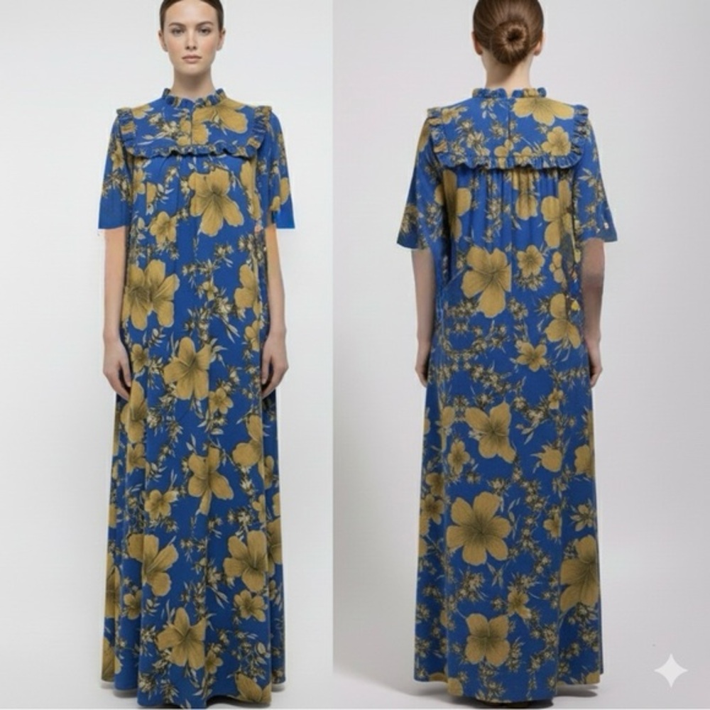 Happy X Nature Floral Maxi Dress Size M